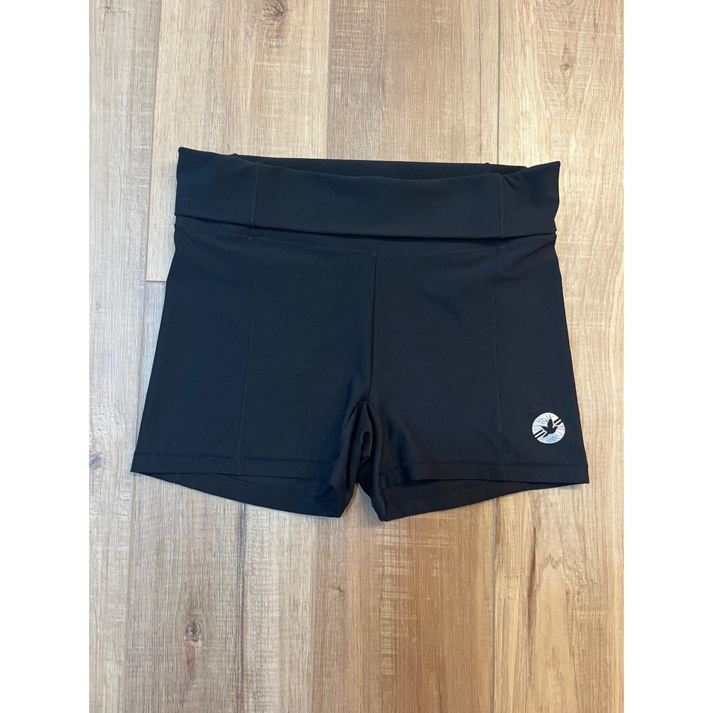 Aerie Fit Womens Black High Waisted‎ Biker Shorts Size M Activewear Workout
